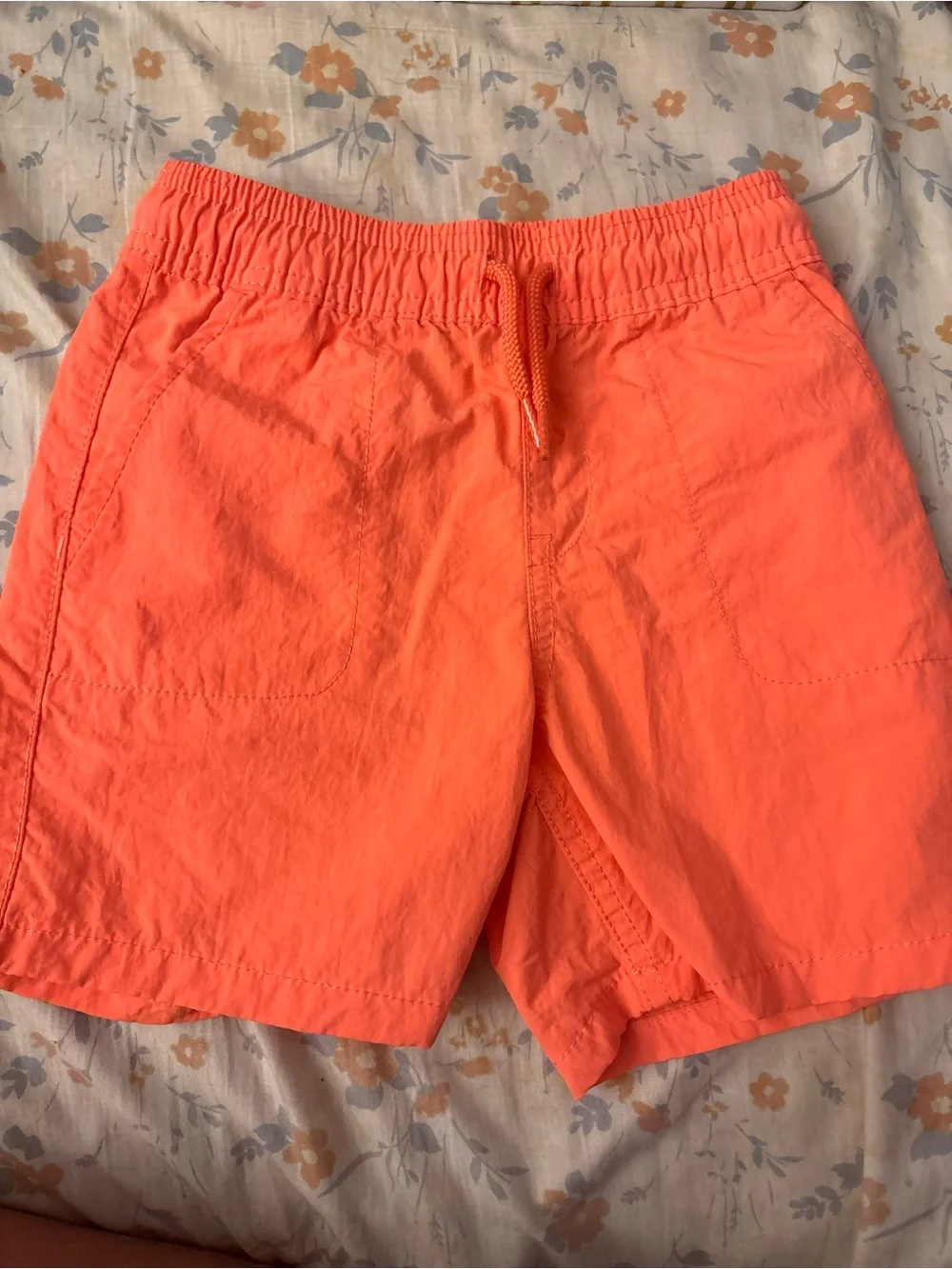 Boys Orange Quick Dry Shorts